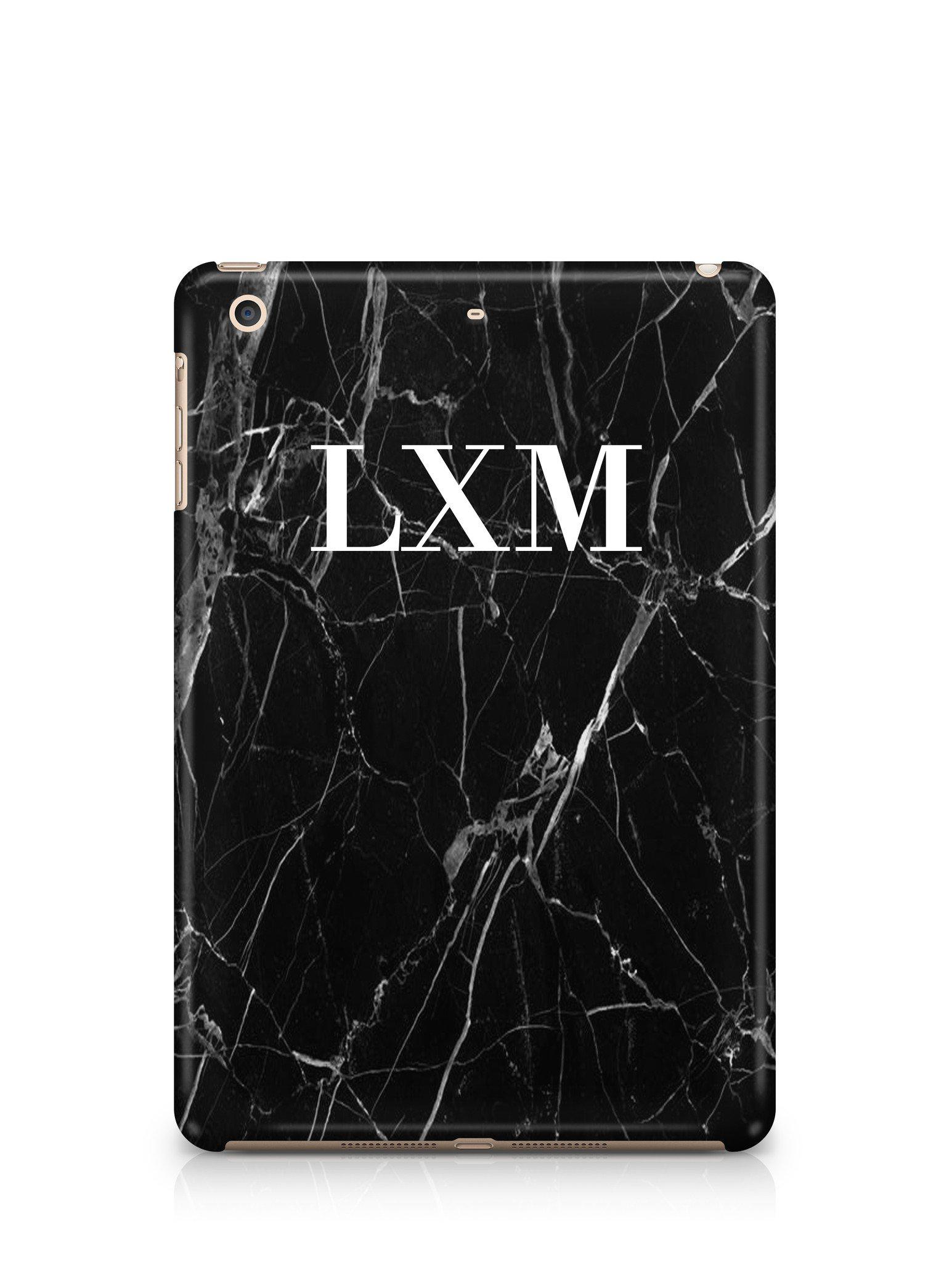 Personalised Marble Initials iPad Case