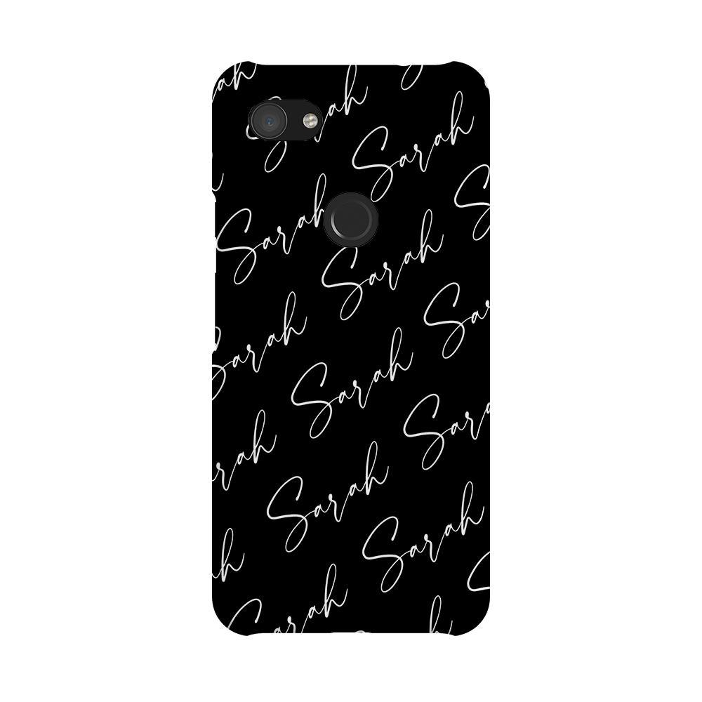 Personalised Script Name All Over Google Pixel 3A XL Case