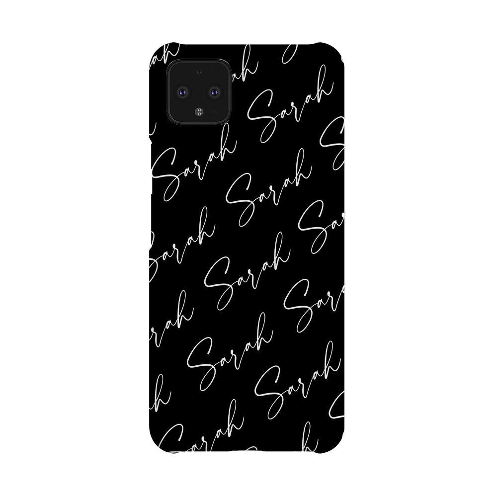 Personalised Script Name All Over Google Pixel 4 XL Case