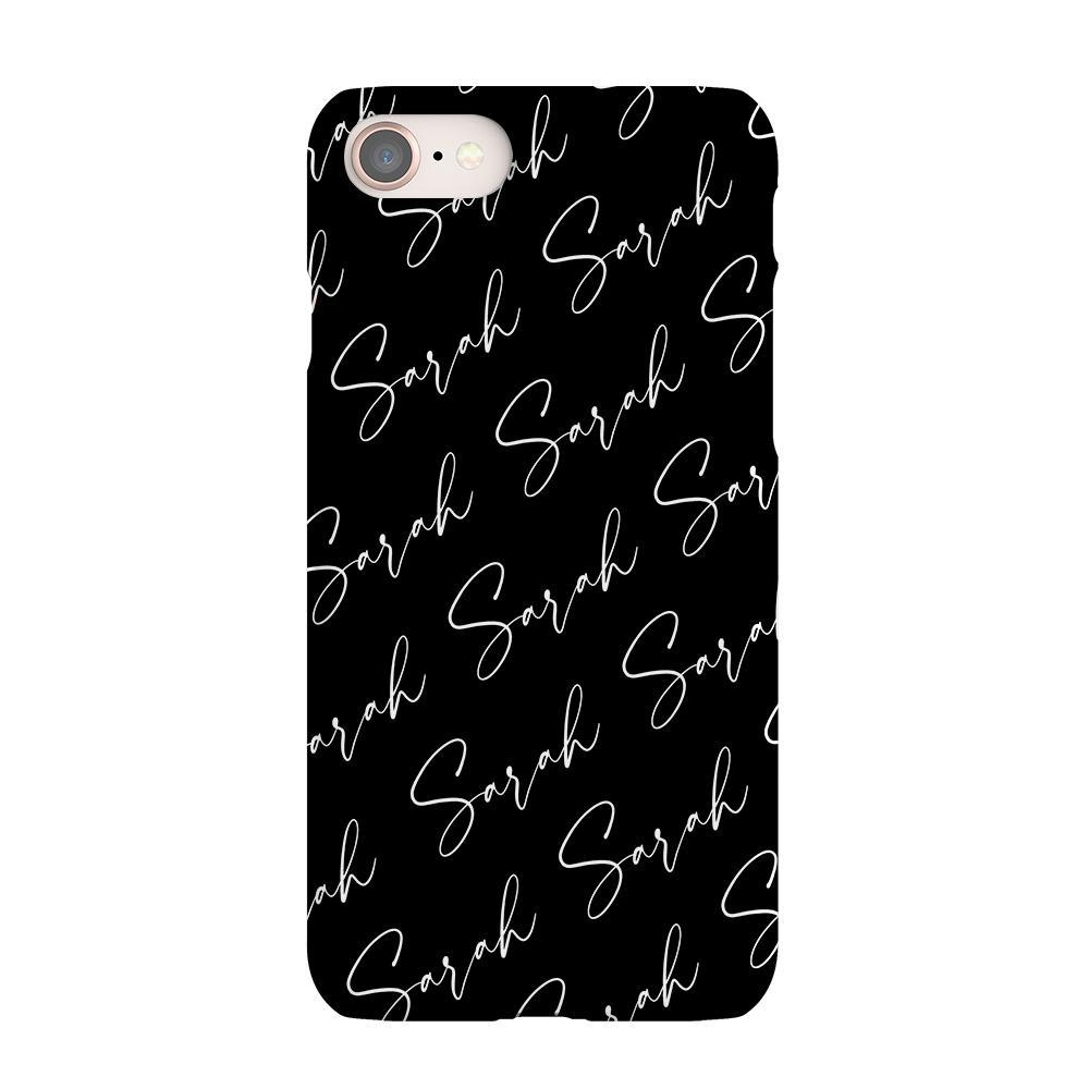 Personalised Script Name All Over iPhone 8 Case