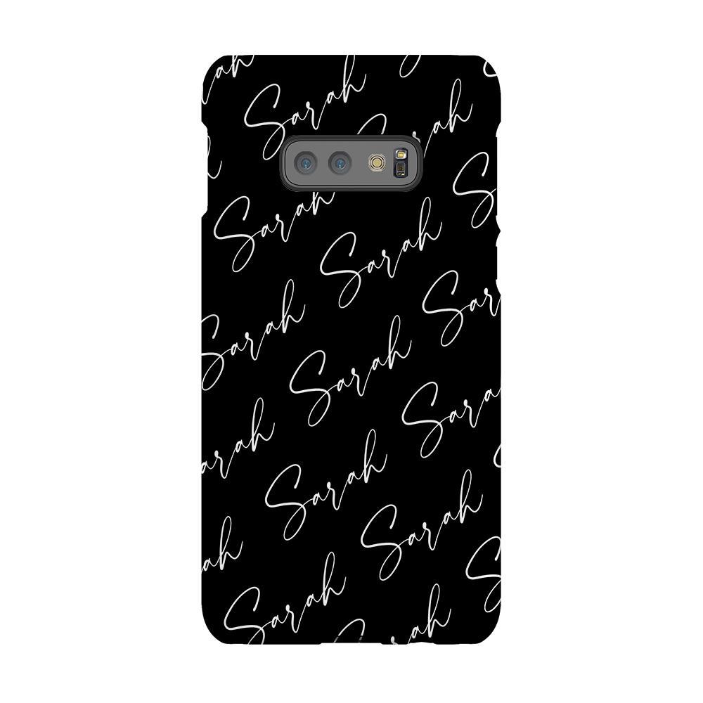 Personalised Script Name All Over Samsung Galaxy S10E Case