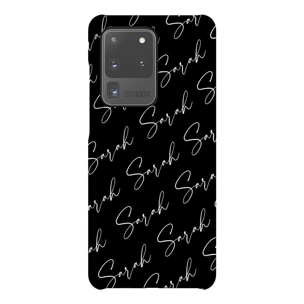 Personalised Script Name All Over Samsung Galaxy S20 Ultra Case