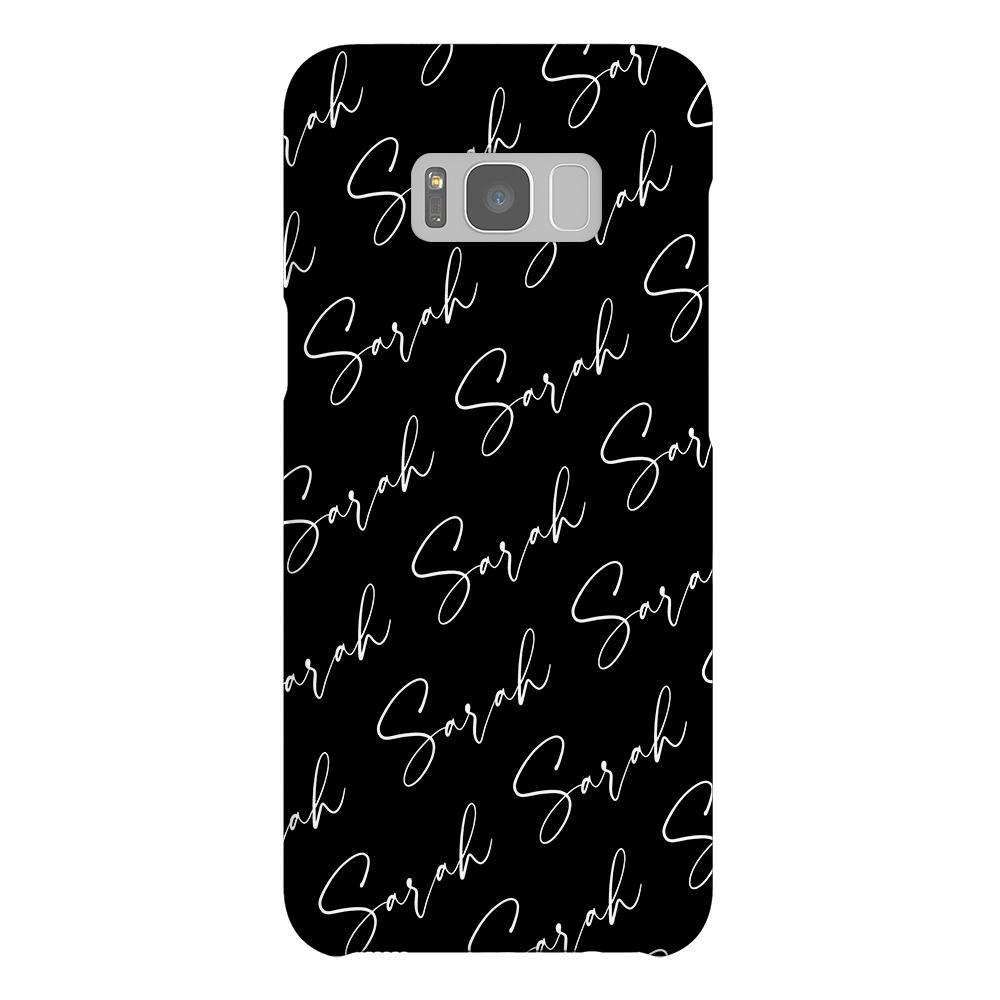Personalised Script Name All Over Samsung Galaxy S8 Case