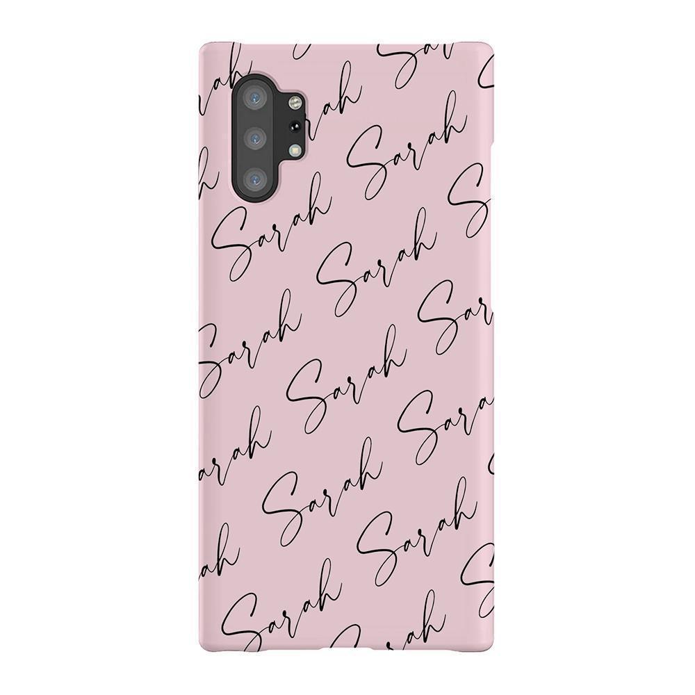 Personalised Script Name All Over Samsung Galaxy Note 10+ Case