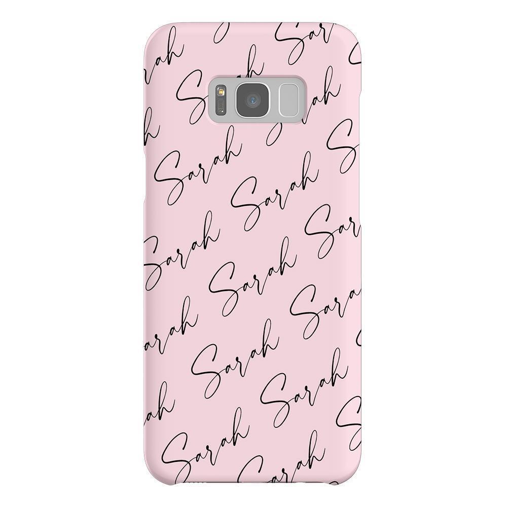 Personalised Script Name All Over Samsung Galaxy S8 Case