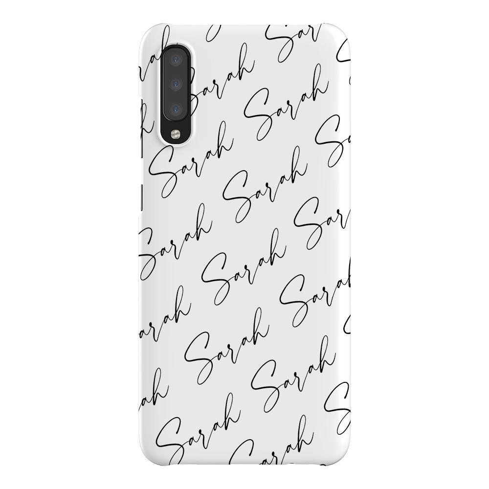 Personalised Script Name All Over Samsung Galaxy A70 Case