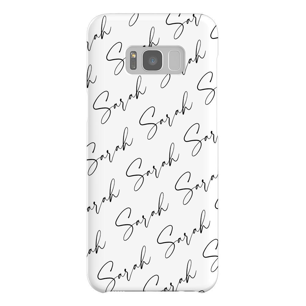Personalised Script Name All Over Samsung Galaxy S8 Plus Case