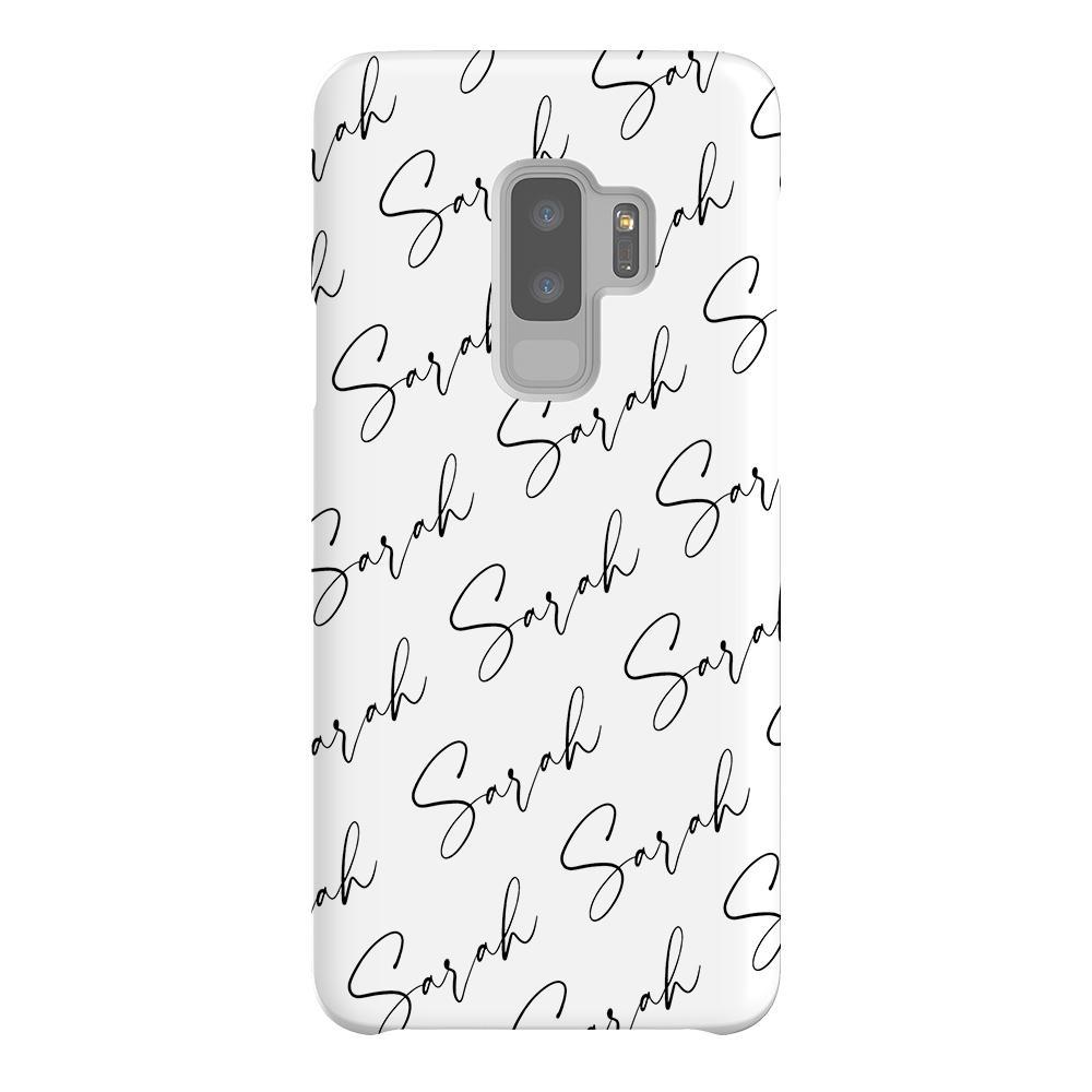 Personalised Script Name All Over Samsung Galaxy S9 Plus Case