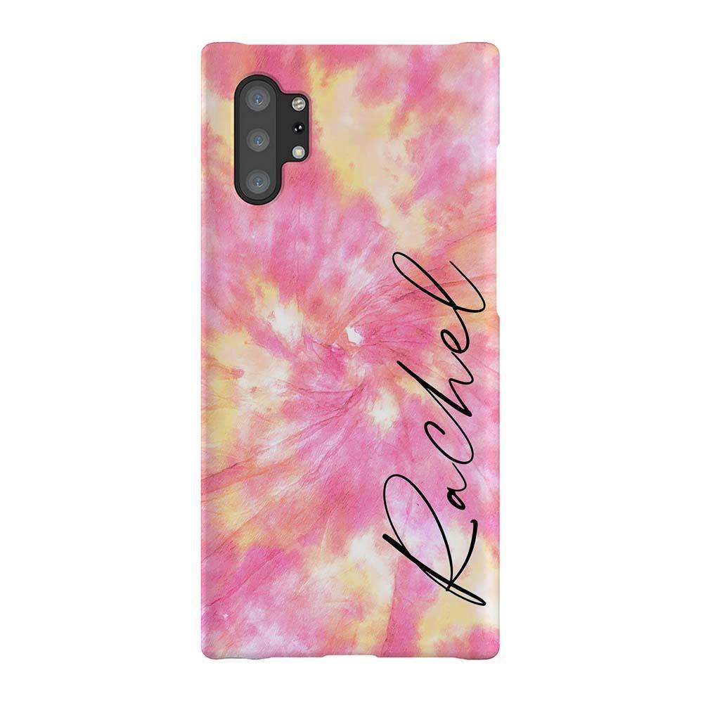 Personalised Tie Dye Name Samsung Galaxy Note 10+ Case