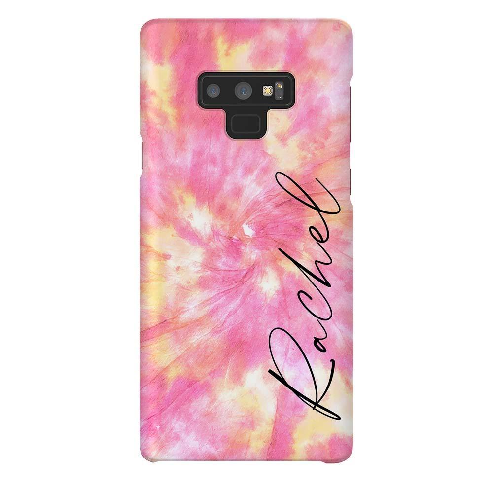 Personalised Tie Dye Name Samsung Galaxy Note 9 Case