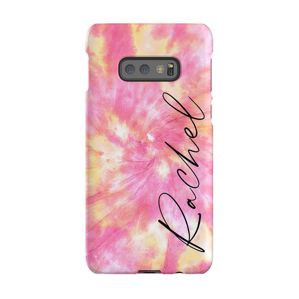 Personalised Tie Dye Name Samsung Galaxy S10E