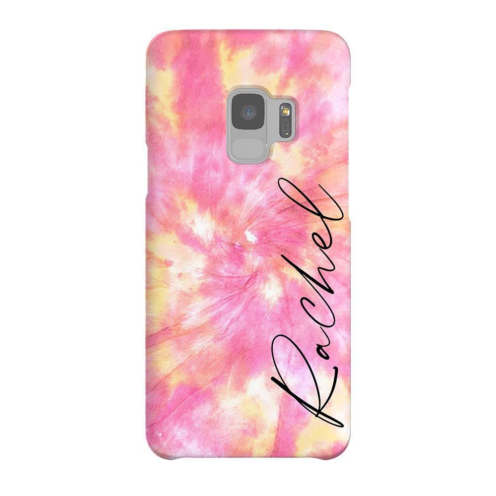 Personalised Tie Dye Name Samsung Galaxy S9 Case