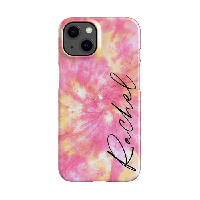 Personalised Tie Dye Name iPhone 15 Case