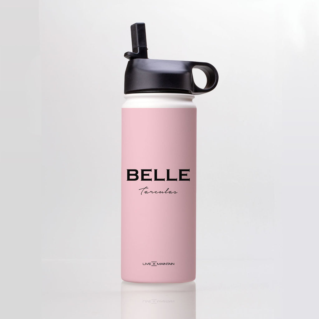 Personalised Bloom Name Stainless Steele Water Bottle