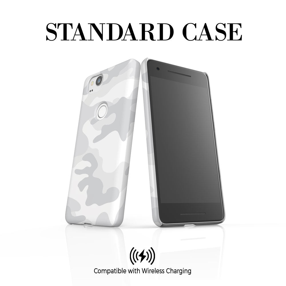 Personalised White Camouflage Google Pixel 3a Case