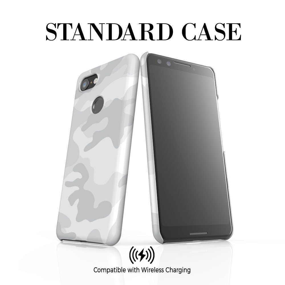 Personalised White Camouflage Google Pixel 3 Case
