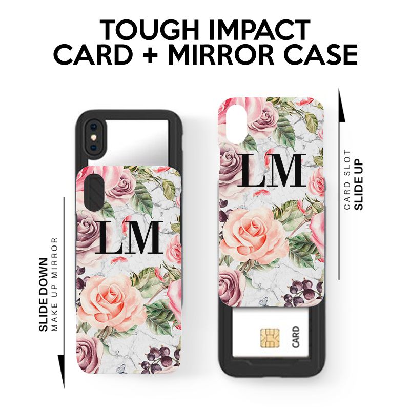 Personalised Watercolor Floral Initials Samsung Galaxy S20 Ultra Case