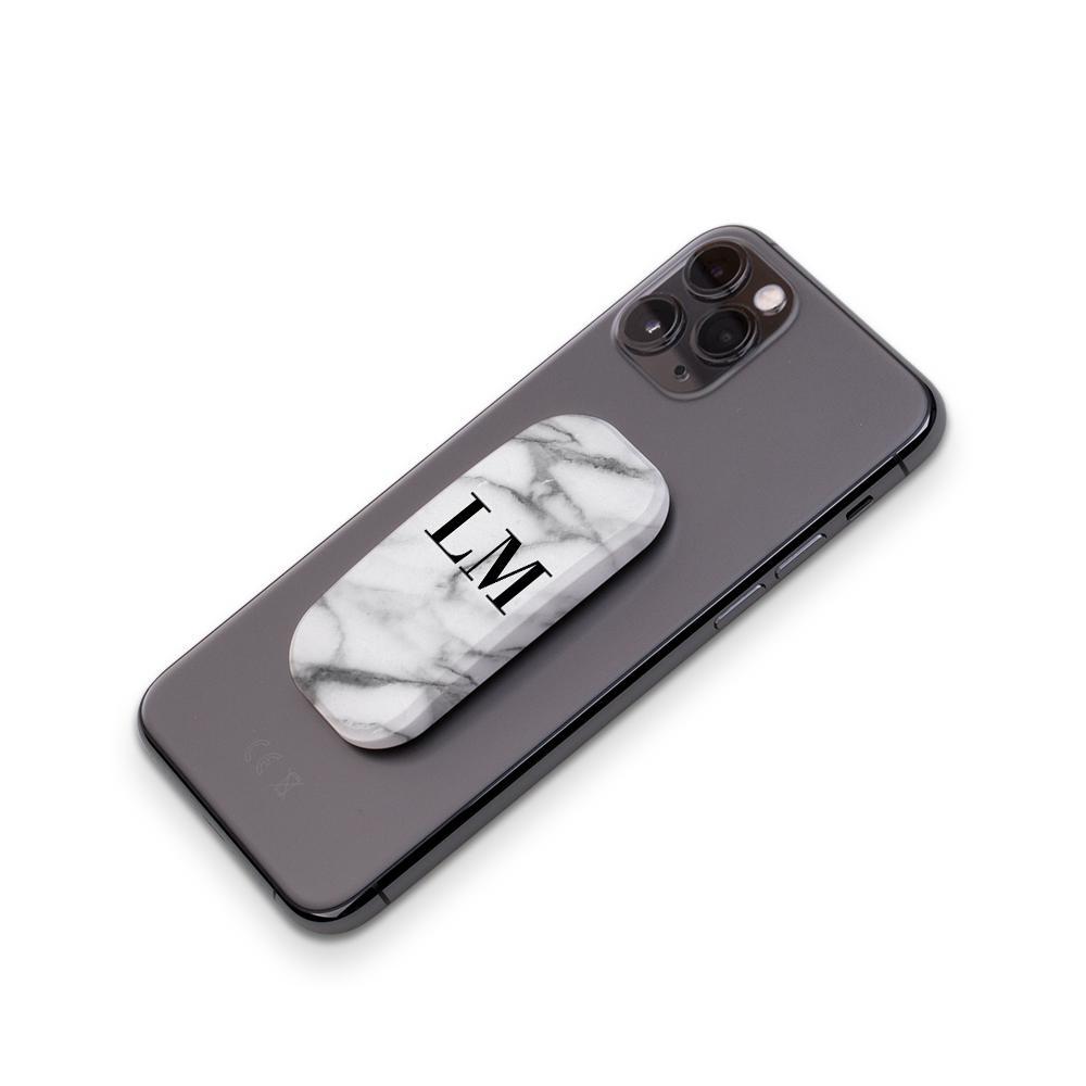 Personalised Pentelic Marble Initials Clickit Phone grip