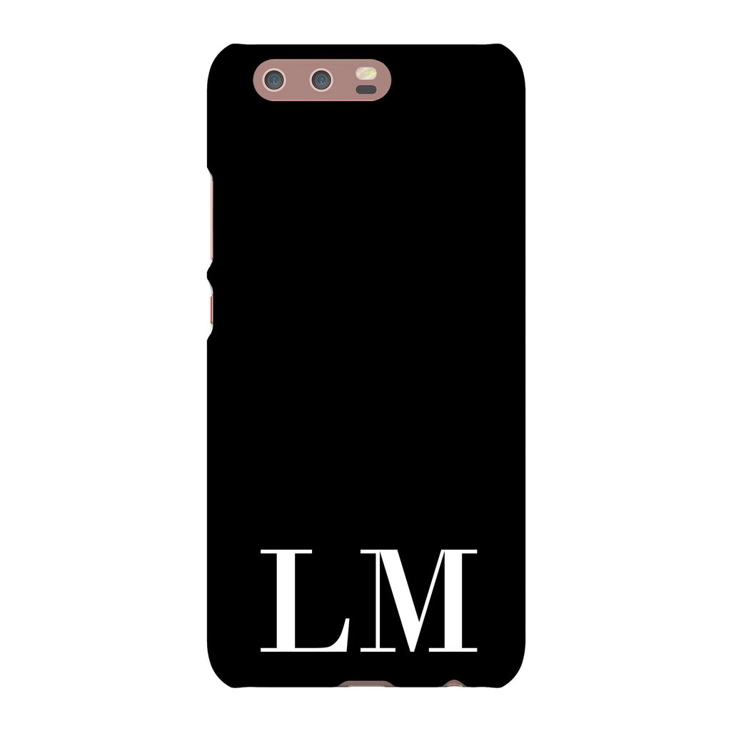 Personalised Black x White Initials Huawei P10 Case