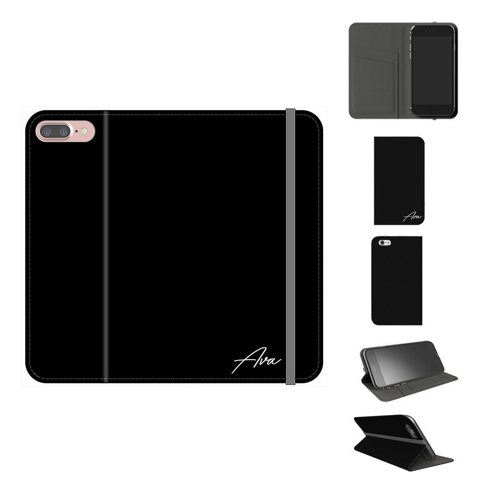 Personalised Black x White Initials iPhone 8 Plus Case