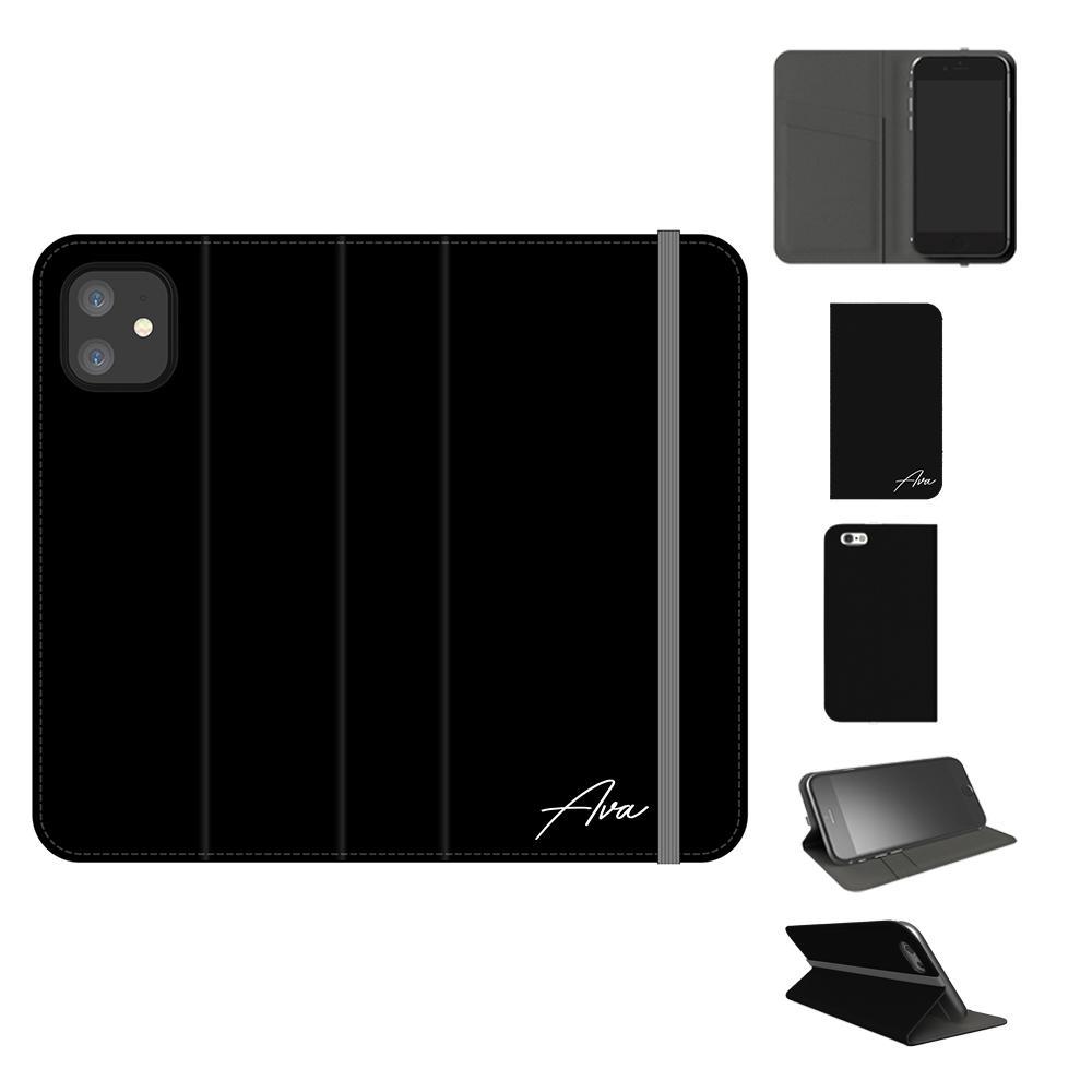 Personalised Black x White Initials iPhone 11 Case