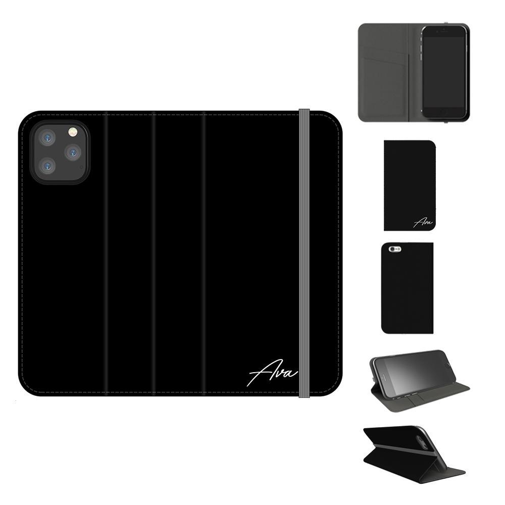 Personalised Black x White Initials iPhone 11 Pro Max Case