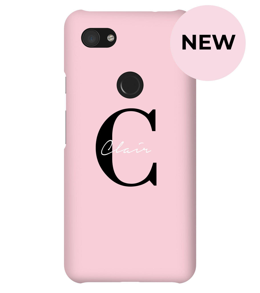 Personalised Bloom Name Initial Google Pixel 3a XL Case