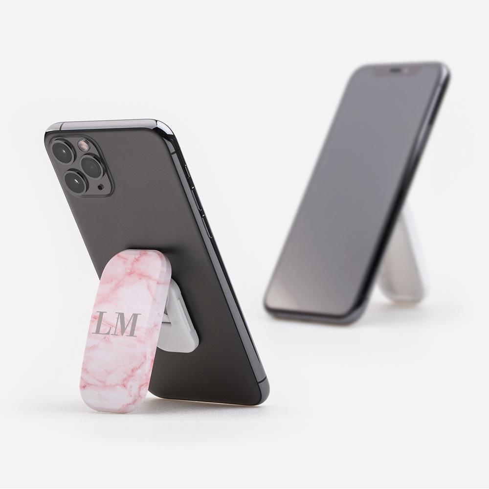 Personalised Cotton Candy Marble Initials Clickit Phone grip