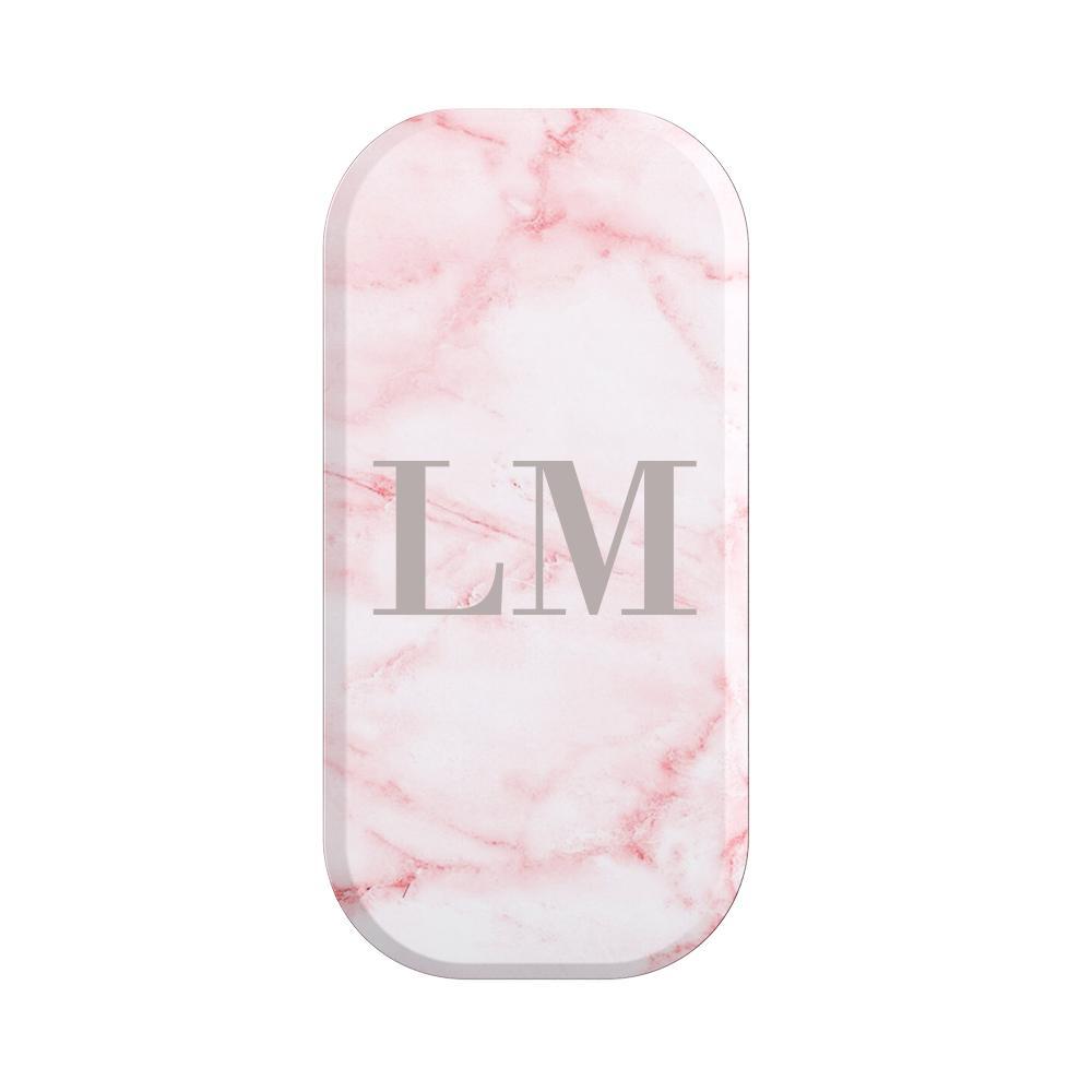 Personalised Cotton Candy Marble Initials Clickit Phone grip