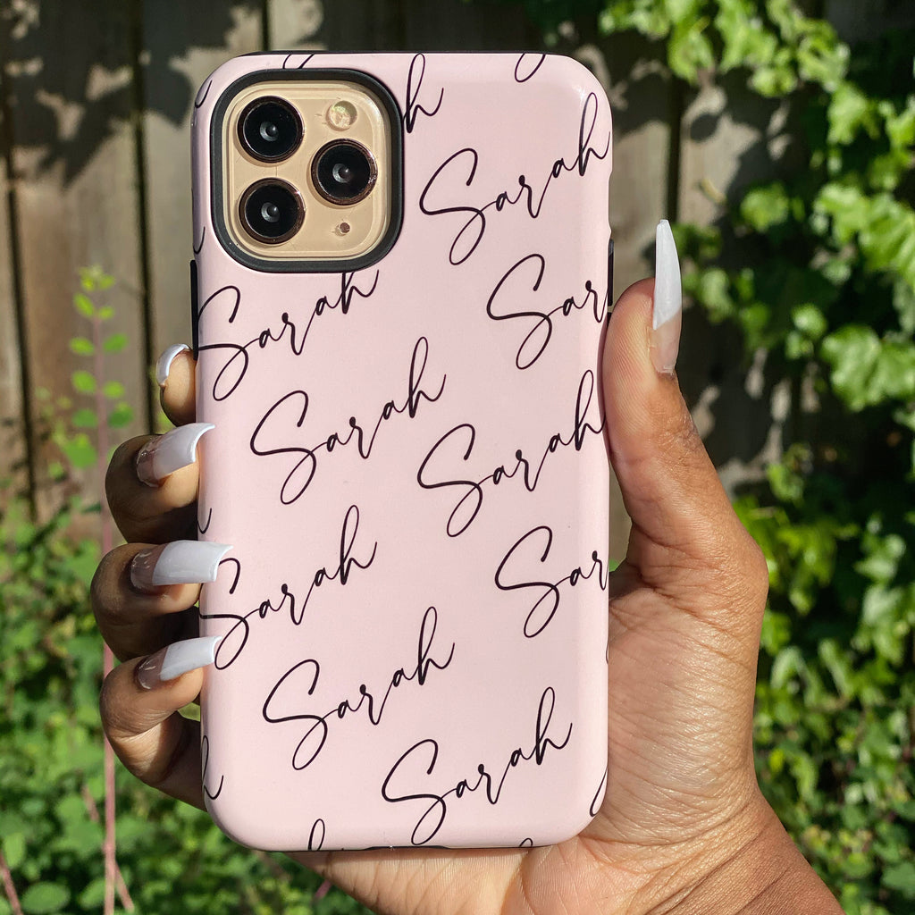 Personalised Script Name All Over iPhone 8 Case