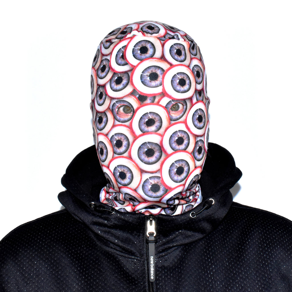 Eyeball All Over Halloween Mask Faceskin LIVE x MAINTAIN