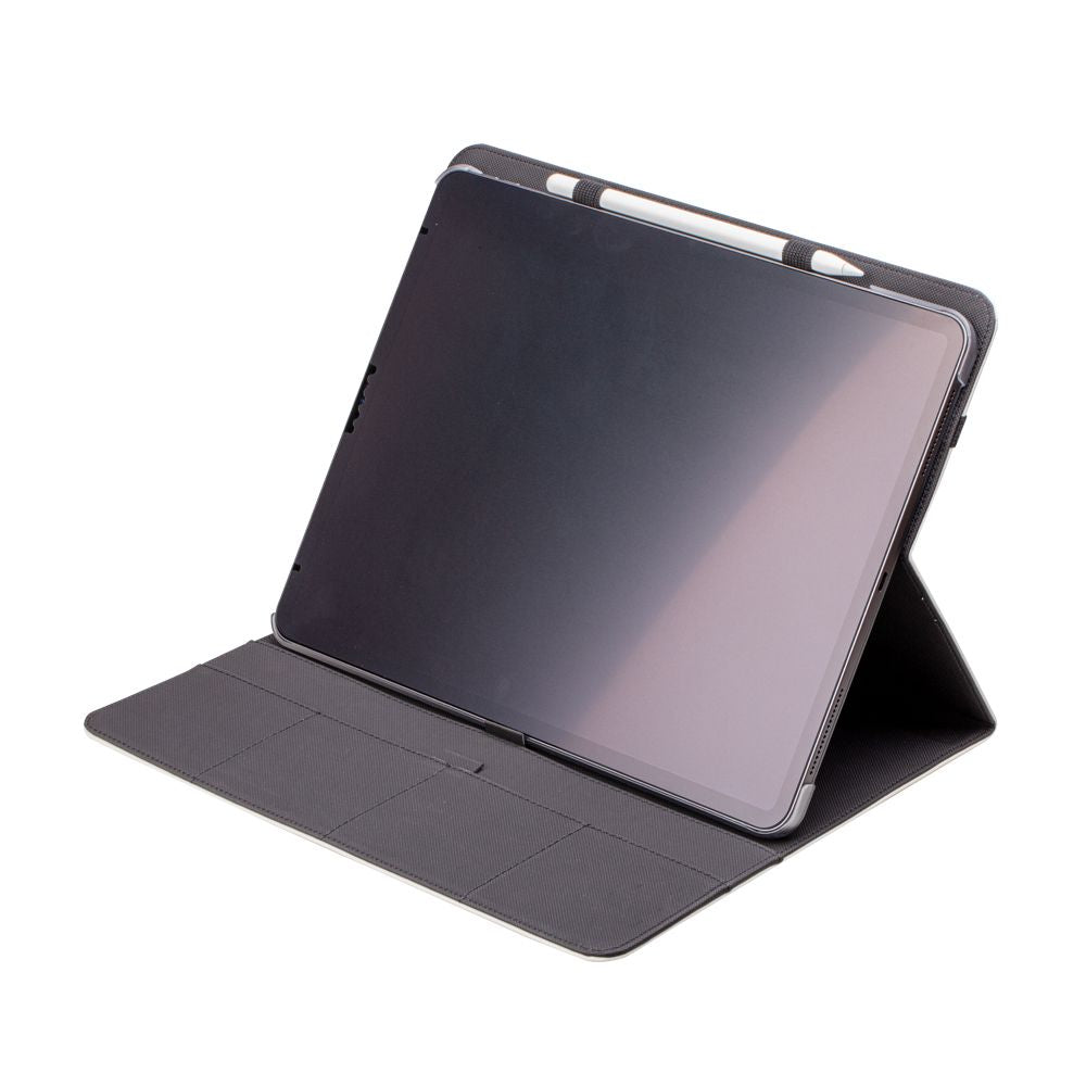 Personalised Grey Camouflage Initials iPad Pro Case