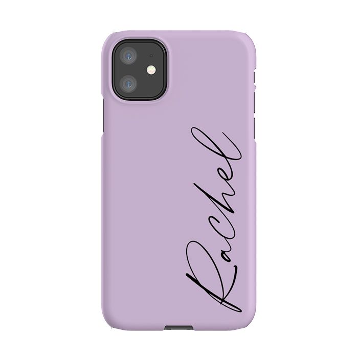 Personalised Purple Name iPhone 11 Case