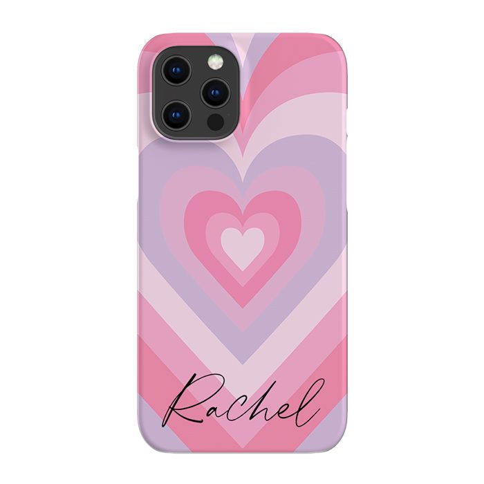 Personalised Heart Latte iPhone 12 Pro Max Case