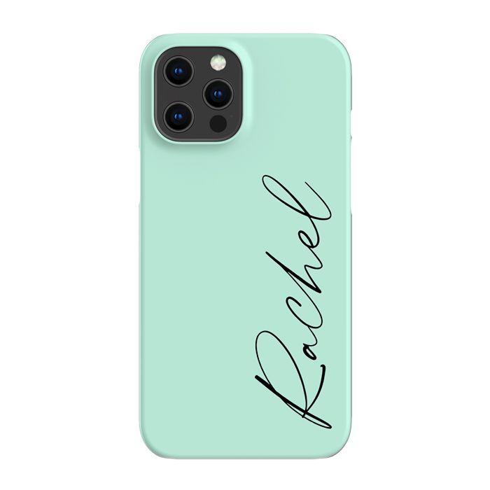 Personalised Pale Green Name Phone Case