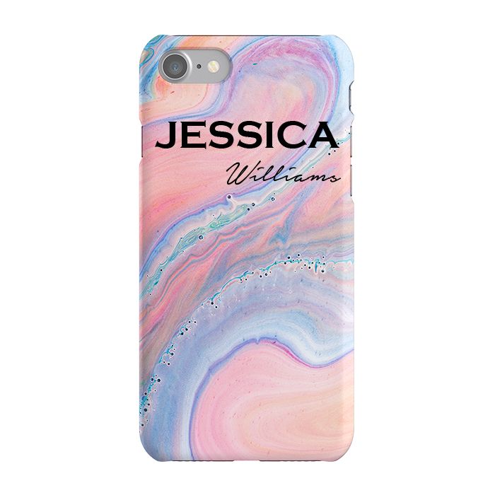 Personalised Acrylic Marble Name iPhone 7 Case