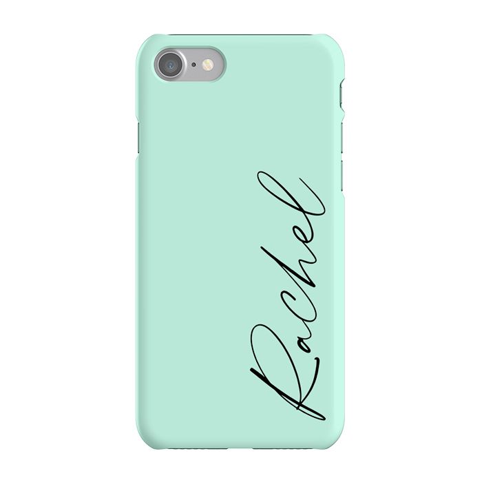 Personalised Pale Green Name iPhone 7 Case