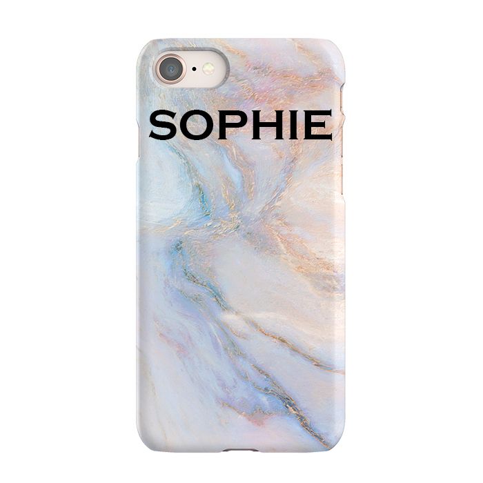 Personalised Moonshine Marble Name iPhone SE Case