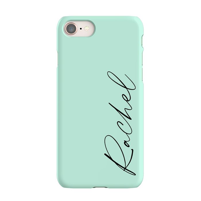 Personalised Pale Green Name iPhone SE Case