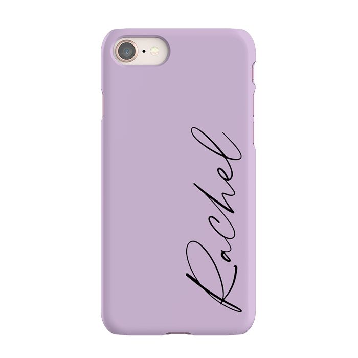 Personalised Purple Name iPhone 8 Case