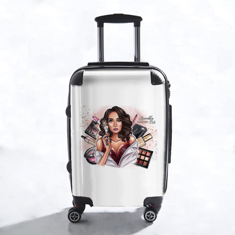 Personalised Makeup Beauty Aesthetics Logo Suitcase