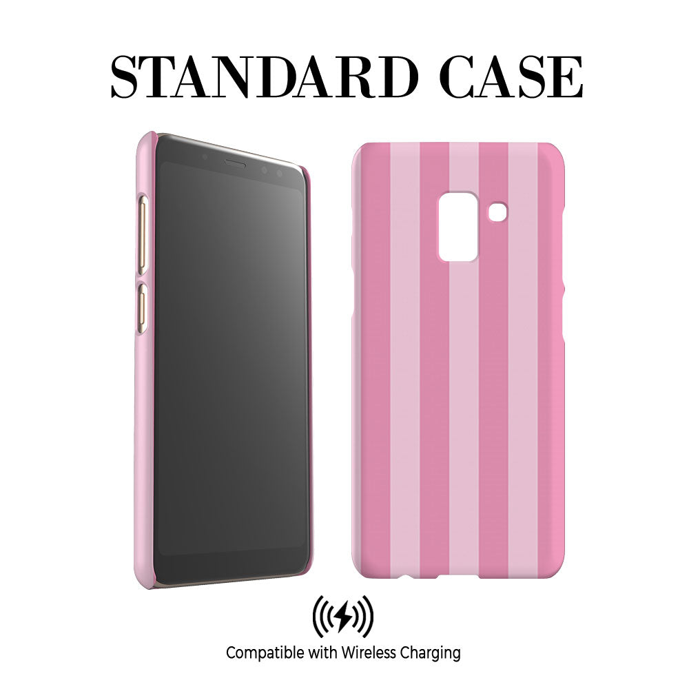 Personalised Pink Stripe Samsung Galaxy A8 Case