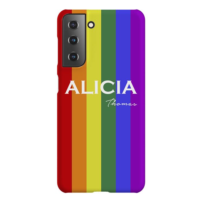 Personalised Pride Samsung Galaxy S21 Plus Case