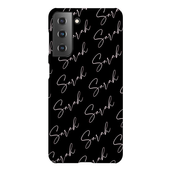 Personalised Script Name All Over Samsung Galaxy S21 Plus Case