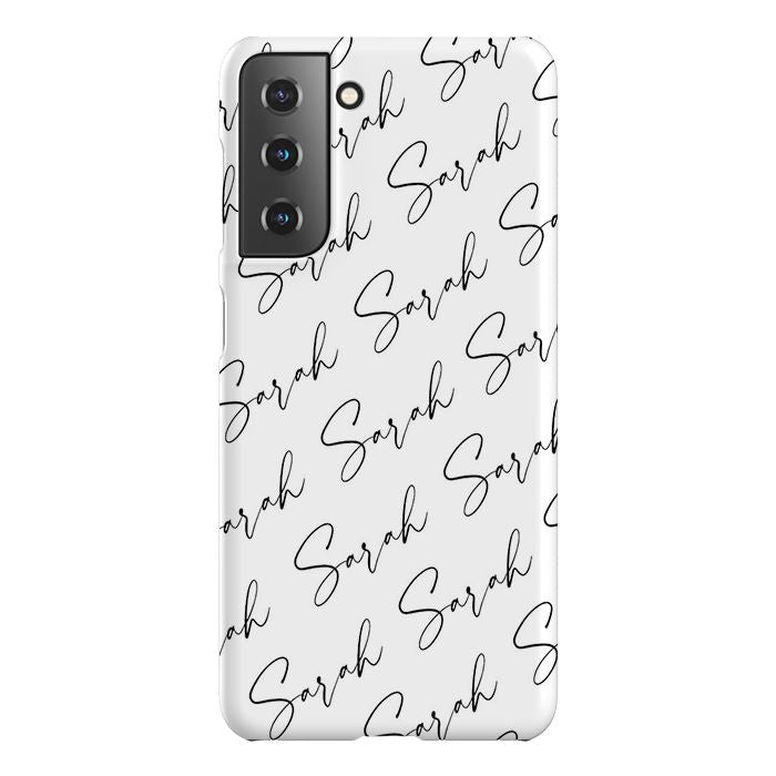 Personalised Script Name All Over Samsung Galaxy S22 Plus Case